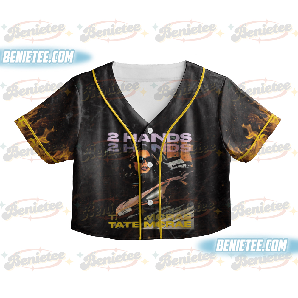 Retro Glitter Tate Mc Rae Baseball Jersey, Tate Miss Possessive Tour 2025 Jersey - Image 2