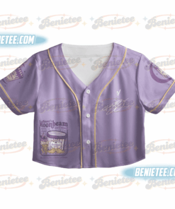 Alternative view of Moonbeam Ice Cream Crop Top Baseball Jersey, Tour Album 2025 Concert Jersey, America Concert Tour Jersey, Mystical Magical