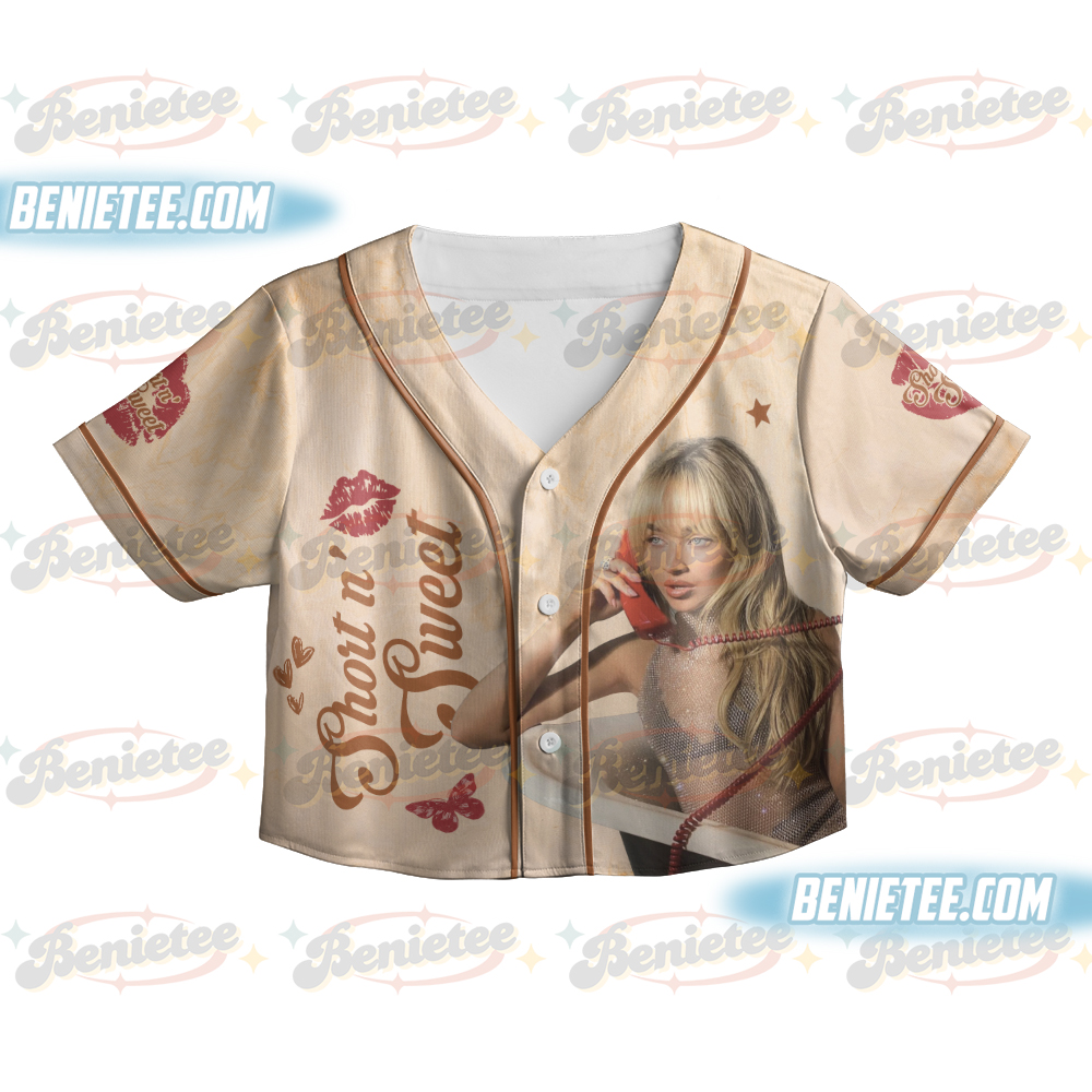 Sabrina Carpenter New Album Short N’ Sweet 2025 Baseball Jersey - Image 2
