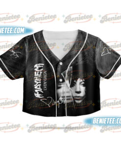 Alternative view of Lady Gaga Mayhem Ball Tour Baseball Jersey, Lady Gaga The Mayhem Shirt