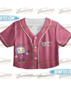 Alternative view of Tenna Deltarune Game Jersey, It’s TV Time Meme Baseball Jersey, Funny Tenna Fan Jersey