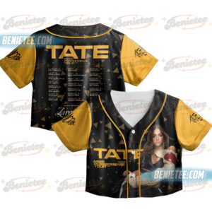 Miss Possessive Tour Concert Jersey, Tate McRae Tour 2025 Shirt, Tate McRae Graphic Baseball Jersey