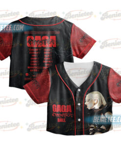 Mayhem Tour Baseball Jersey, Lady Gaga Fan Gift Shirt, Pop Music Lover Jersey