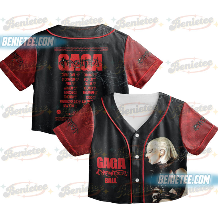 Mayhem Tour Baseball Jersey, Lady Gaga Fan Gift Shirt, Pop Music Lover Jersey