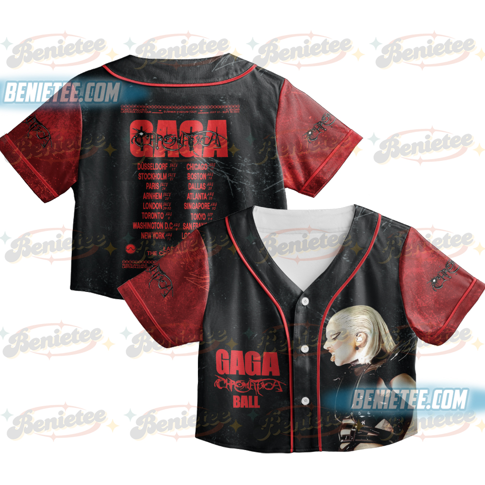 Mayhem Tour Baseball Jersey, Lady Gaga Fan Gift Shirt, Pop Music Lover Jersey