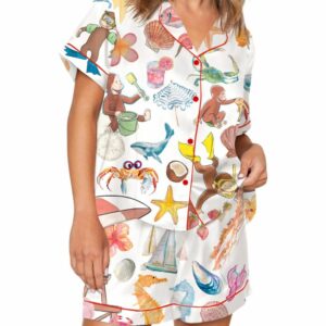 Funny Monkey Summer Pajama Set