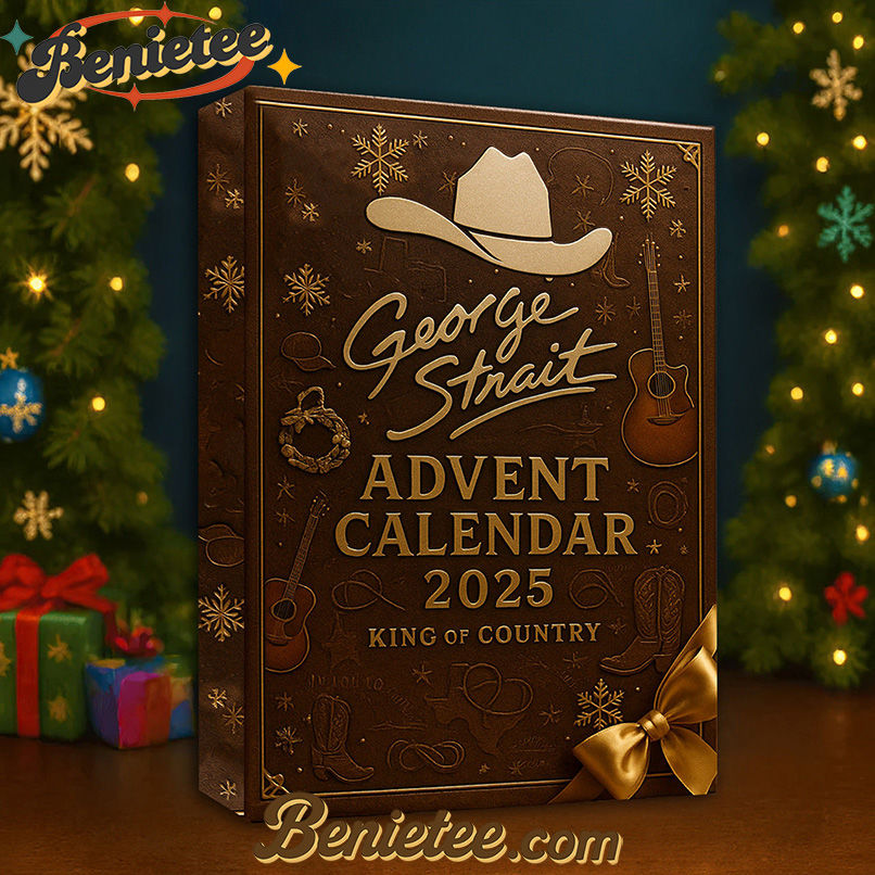 George Strait Premium Advent Calendar 2025 CHRISTMAS GIFT, CHRISTMAS IDEA, Christmas Countdown Advent Calendar Gift Box with 24 Acrylic Ornaments - Image 2