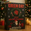 Green Day American Idiot American Santa Advent Calendar 2025 CHRISTMAS GIFT, CHRISTMAS IDEA, Christmas Countdown Advent Calendar Gift Box with 24 Acrylic Ornaments