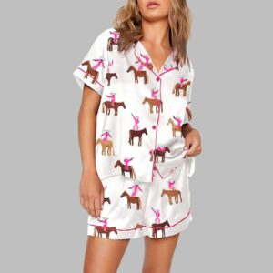 Gangstas Paradise Cowboys Horses Rodeo Pajama Set