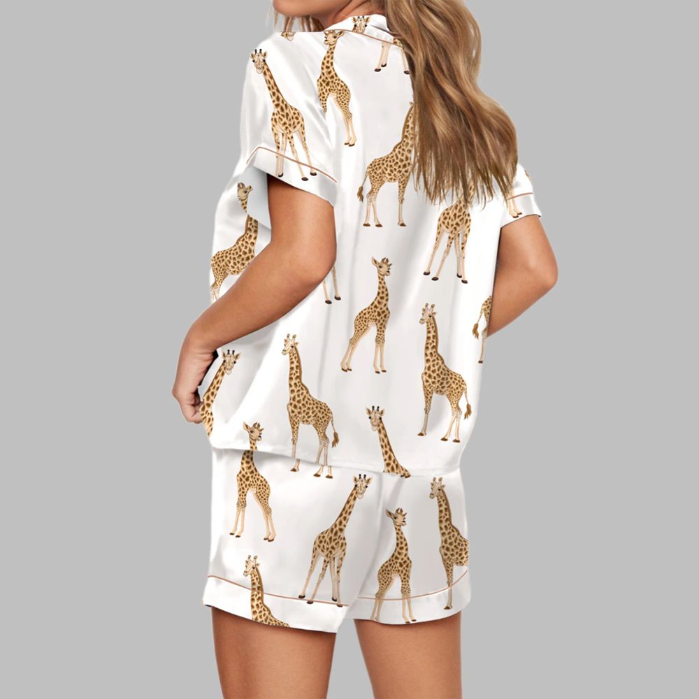 Giraffe Pajama Set For Women - Image 2