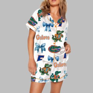 Go Gators And Bows Florida Basketball National Champions Pajama Set