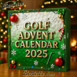 Golf Advent Calendar 2025, Christmas Countdown Advent Calendar Gift Box with 24 Acrylic Ornaments