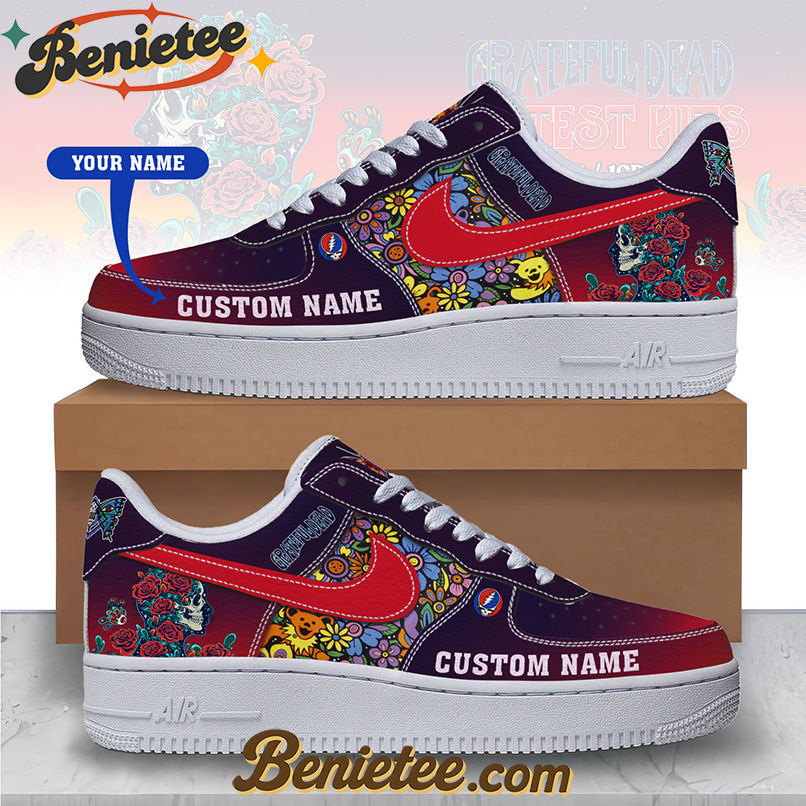 Grateful Dead Air Low-Top Sneakers Shoes Ver 2 For Men And Women