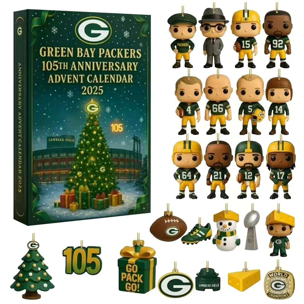 Green Bay Packers 105th Anniversary Advent Calendar 2025
