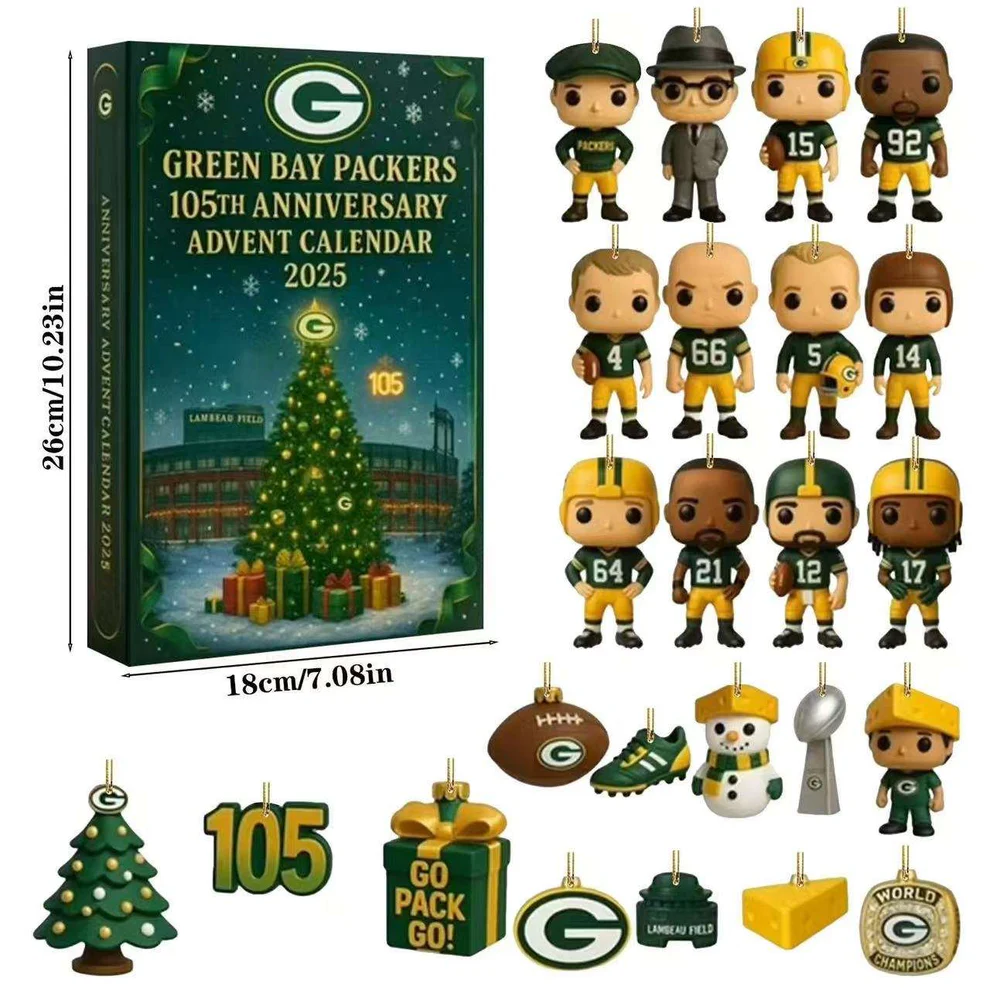 Green Bay Packers 105th Anniversary Advent Calendar 2025