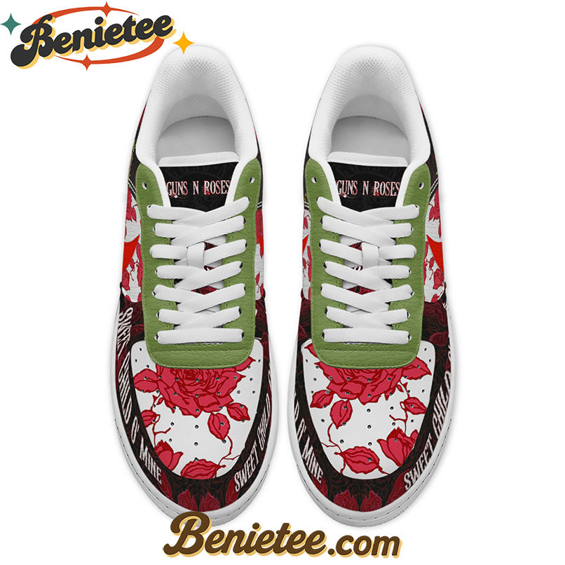 Guns N’ Roses Air Low-Top Sneakers Shoes For Men And Women - Image 2