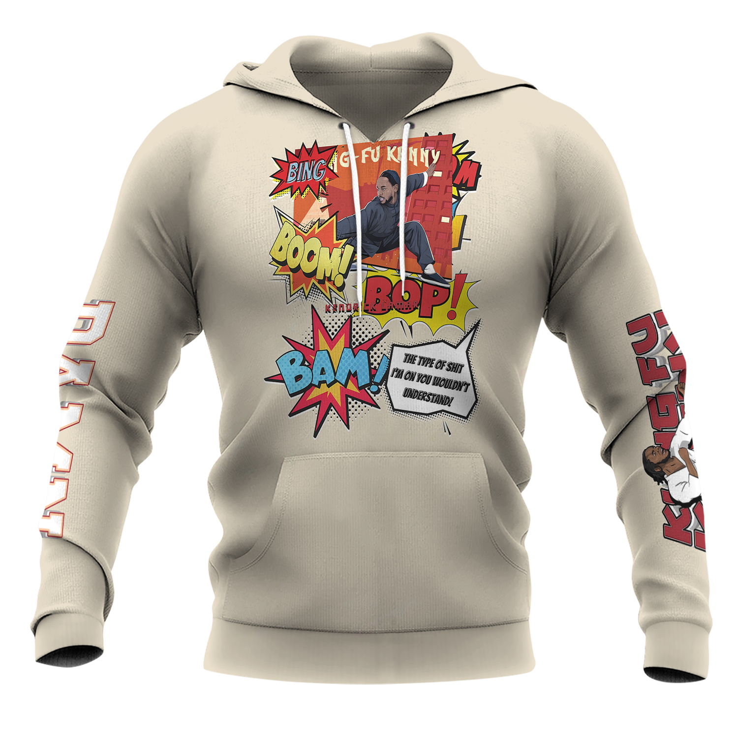 Kendrick Lamar Hoodie, Kendrick Lamar Tour Sweatshirt, Vintage Graphic T-shirt, Rap Shirt, Gift For Men - Image 3