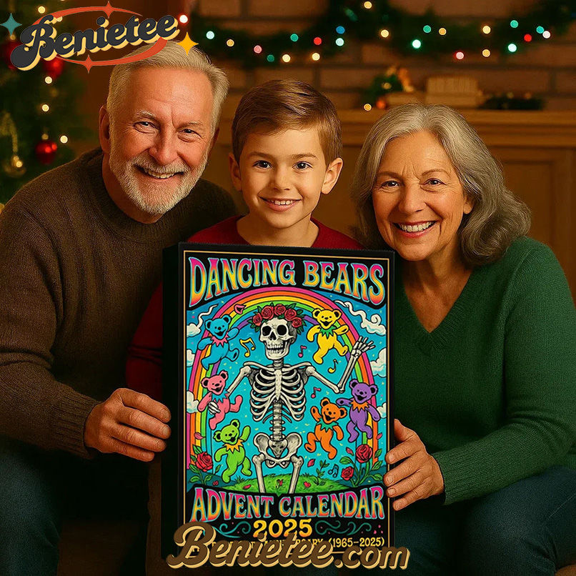 HOT Grateful Dead Advent Calendar 2025, Christmas Countdown Advent Calendar Gift Box with 24 Acrylic Ornaments - Image 3