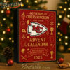 HOT Kansas City Chiefs 62nd Anniversary Advent Calendar 2025 Christmas Gift, Christmas Idea, Christmas Countdown Advent Calendar Gift Box with 24 Acrylic Ornaments