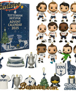 HOT Tottenham Hotspur Advent Calendar, Christmas Countdown Advent Calendar Gift Box with 24 Acrylic Ornaments