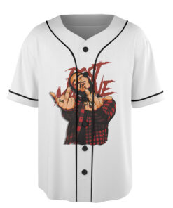 Alternative view of Post Malone Jelly Roll Tour Baseball Jersey, Personalized Post Malone And Jelly Roll Big Ass Stadium Tour 2025 Baseball Jersey, Baseball Jersey
