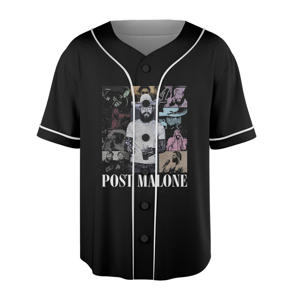Custom Vintage Post Malone Jelly Roll Jersey, The BIG ASS Stadium Tour 2025, Posty Tour Shirt Concert TourJersey, Jelly Roll Jersey - Image 3
