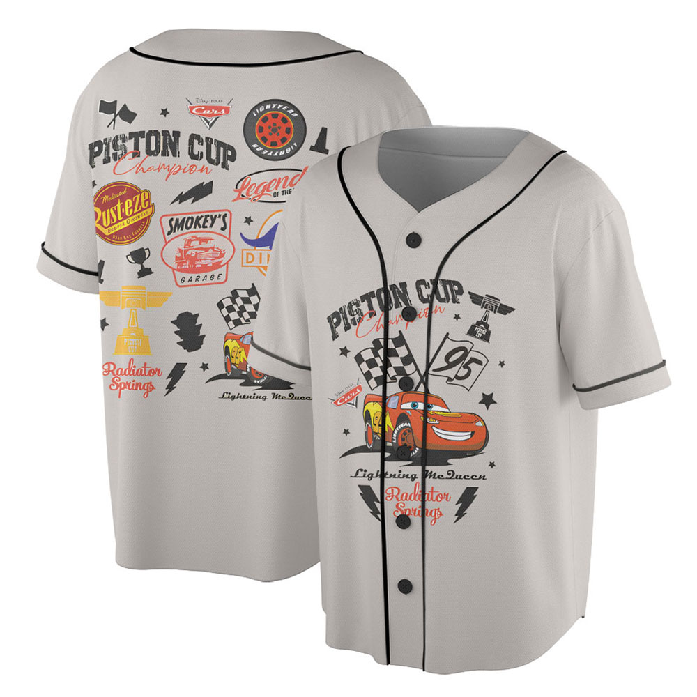 Vintage Disneyy Cars Jersey, Cozy Cone Map Of Radiator Springs Jersey, Lightning Mcqueen Jersey,Coquette Bow Bracelet Disneyy Cars Jersey - Image 5