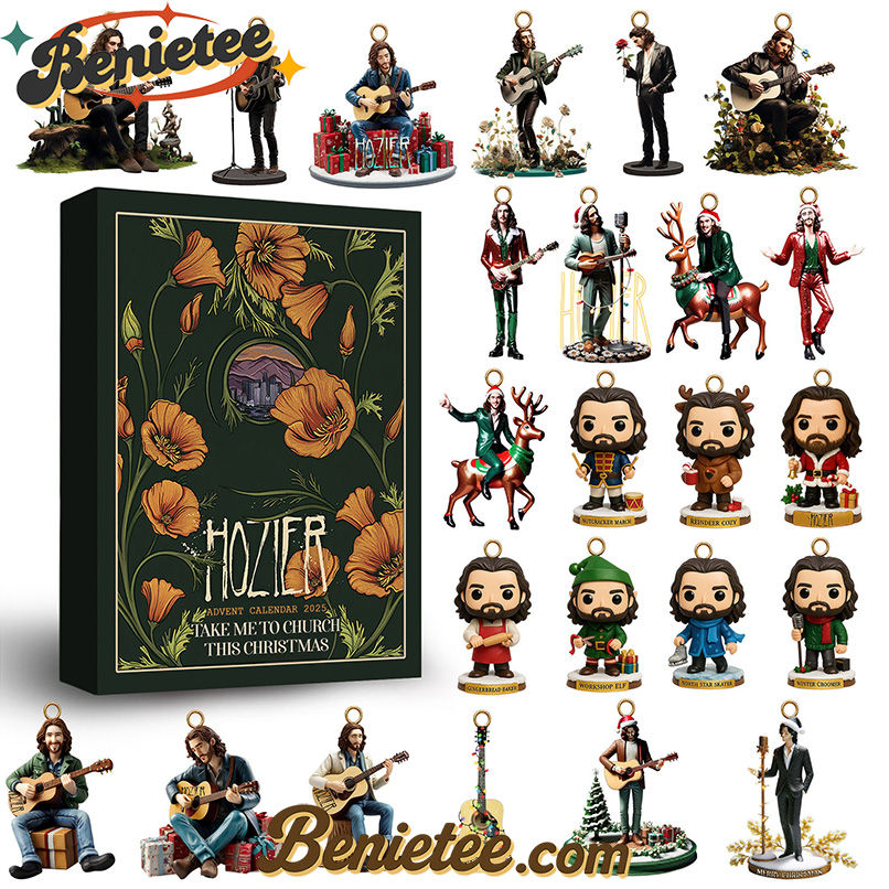 Take Me to Church - Hozier Advent Calendar 2025 CHRISTMAS GIFT, CHRISTMAS IDEA, Christmas Countdown Advent Calendar Gift Box with 24 Acrylic Ornaments - Image 3