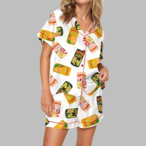 Hawaiian Drinks Pajama Set For Women