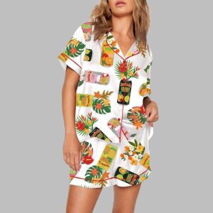 Hawaiian Sun Pass-O-Guava Can Art Pajama Set
