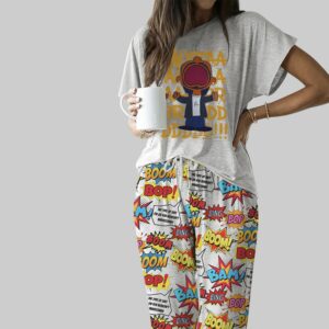 Hip-Hop Artist Casual Pajama Set For Women