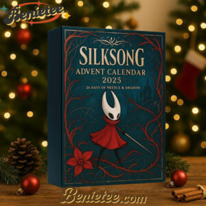 Hollow Knight Silksong Advent Calendar, Christmas Countdown Advent Calendar Gift Box with 24 Acrylic Ornaments