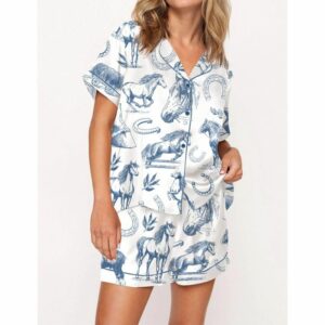 Horse Lover Pajama Set For Women