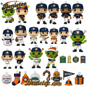 Houston Astros Advent Calendar 2025 60th Anniversary Christmas Gift, Christmas Idea, Christmas Countdown Advent Calendar Gift Box with 24 Acrylic Ornaments