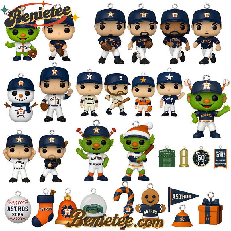 Houston Astros Advent Calendar 2025 60th Anniversary Christmas Gift, Christmas Idea, Christmas Countdown Advent Calendar Gift Box with 24 Acrylic Ornaments