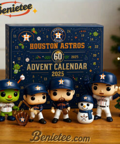 Alternative view of Houston Astros Advent Calendar 2025 60th Anniversary Christmas Gift, Christmas Idea, Christmas Countdown Advent Calendar Gift Box with 24 Acrylic Ornaments