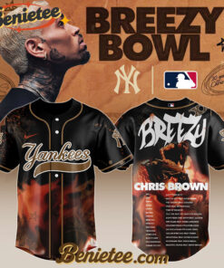 Houston Astros x Chris Brown 'Breezy Bowl XX Stadium World Tour' 2025 Baseball Jersey, Custon Chris Brown For Fans, Breezy Bowl Gift For Fan