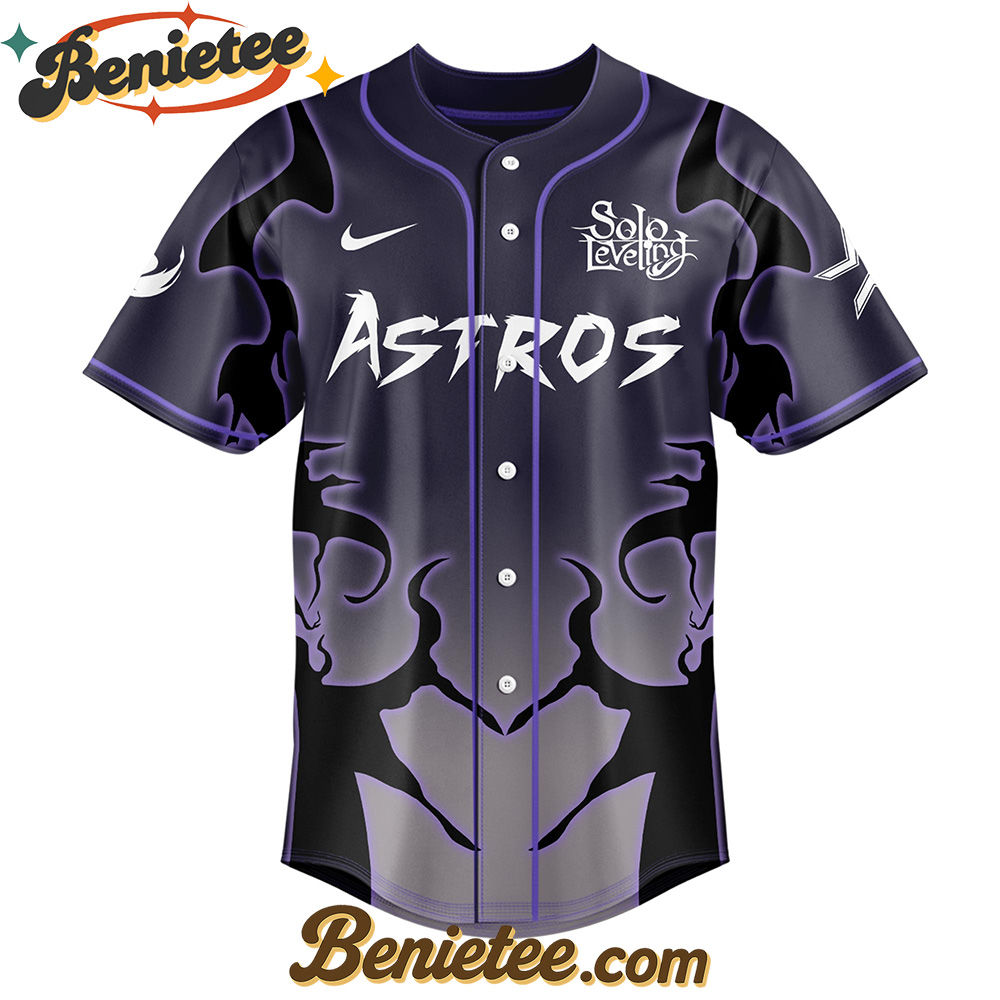 Houston Astros x Solo Leveling Exclusive Baseball Jersey