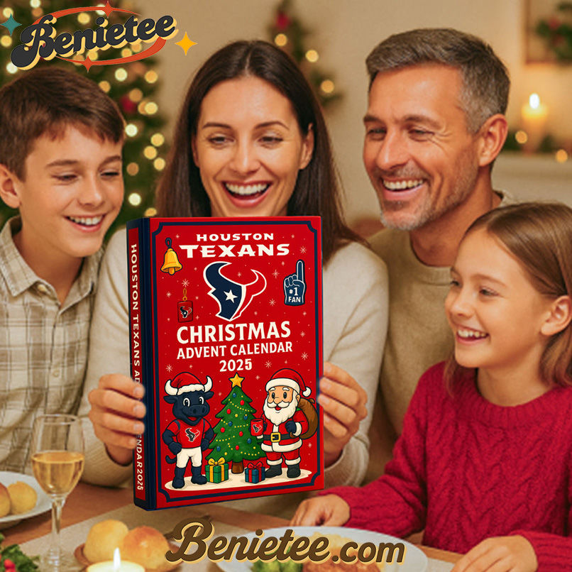 Houston Texans Advent Calendar 2025 24th Anniversary Christmas Gift, Christmas Idea, Christmas Countdown Advent Calendar Gift Box with 24 Acrylic Ornaments - Image 3