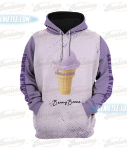 Alternative view of Ice Cream 3D Hoodie, Music Hoodie
