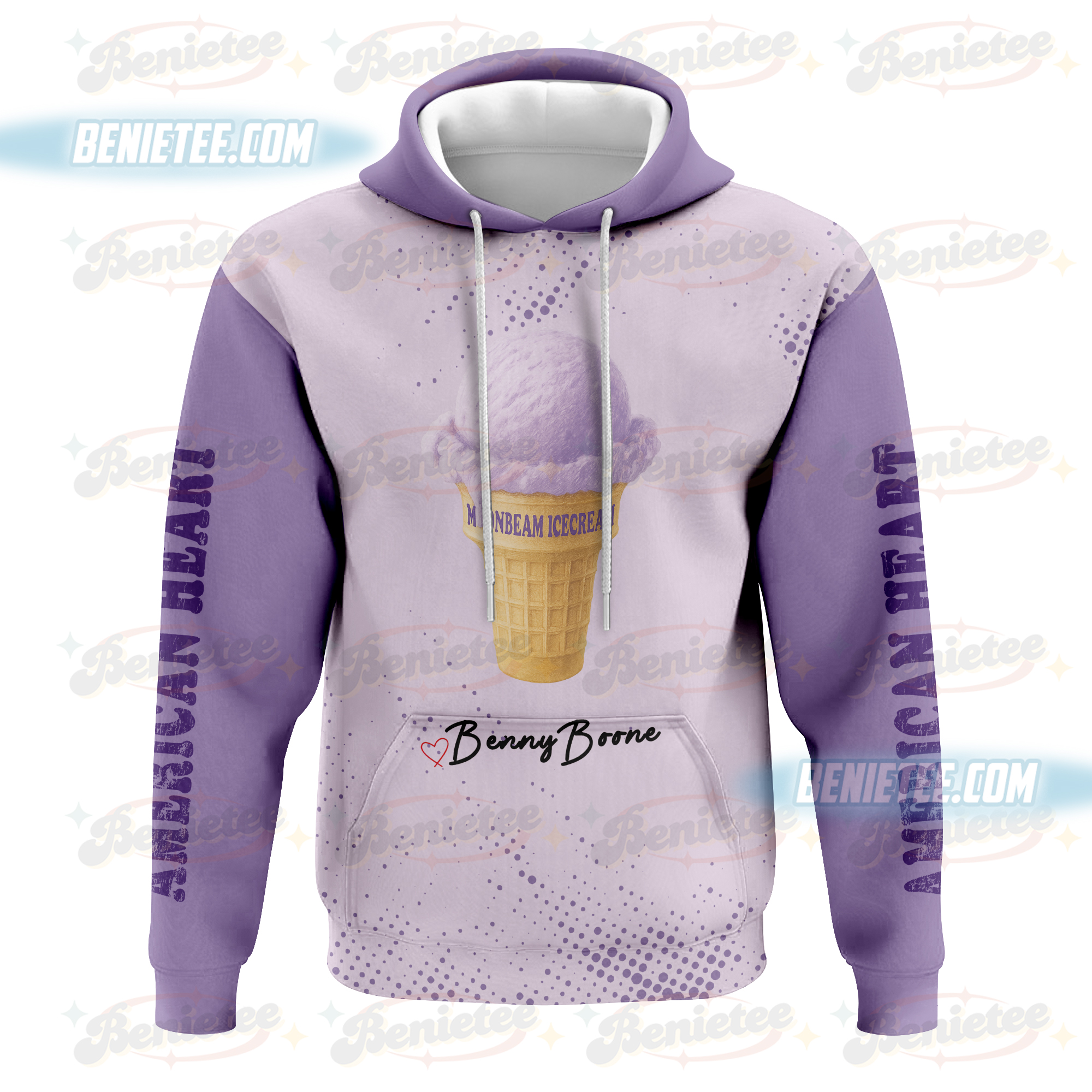 Ice Cream 3D Hoodie, Music Hoodie - Image 4