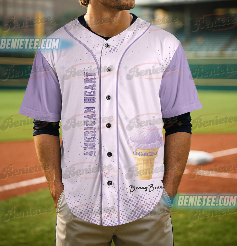 Ice Cream Baseball Jersey, Benson Boone Jersey - Image 6