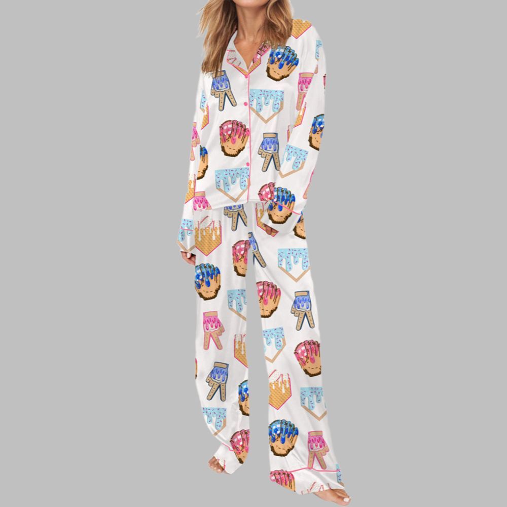 Ice Cream Baseball Pajama Set - Image 2