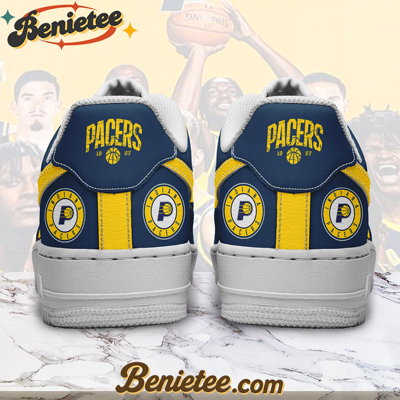 Indiana Pacers Air Low-Top Sneakers Shoes For Men And Women - Image 3