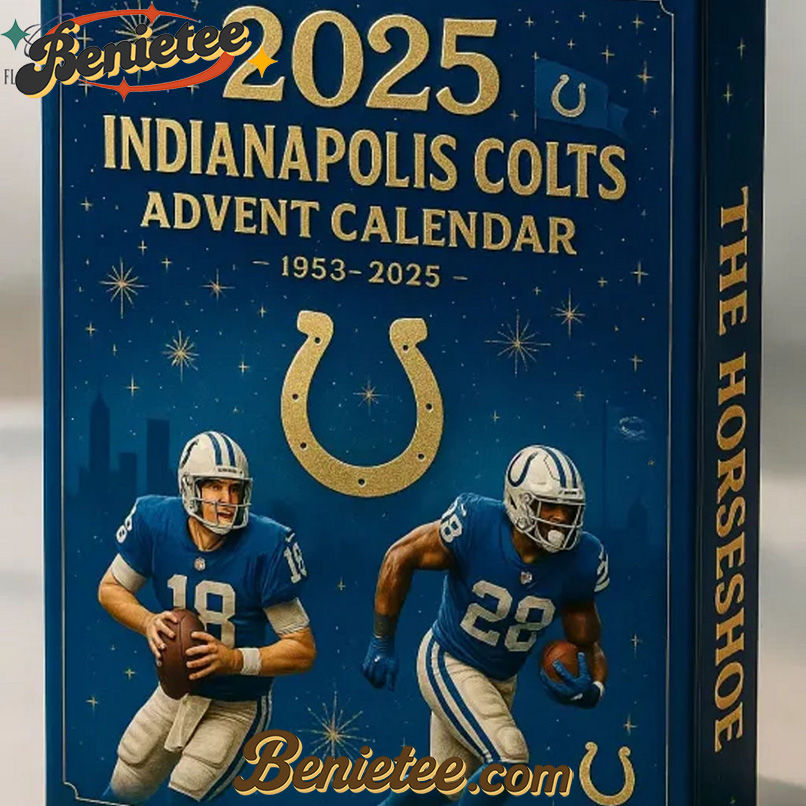 Indianapolis Colts Advent Calendar 2025 72th Anniversary Christmas Gift, Christmas Idea, Christmas Countdown Advent Calendar Gift Box with 24 Acrylic Ornaments - Image 2