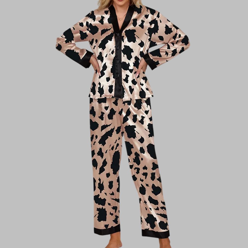 Irregular Graphic Pajama Set