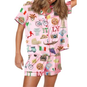 Italy Roma Travel Pajama Set