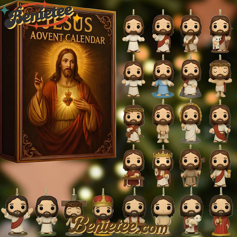 Jesus Advent Calendar 2025, Christmas Countdown Advent Calendar Gift Box with 24 Acrylic Ornaments - Image 2