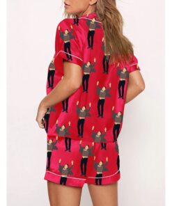 Alternative view of Jumping Musk Short Sleeve Pajama Set