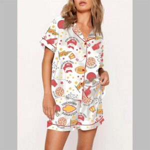 KC Chiefs Football Pajama Set
